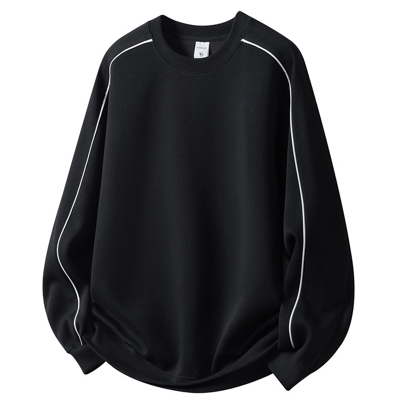 Casual Minimalist Korean-style Loose-fitting Crew-neck Top photo 7