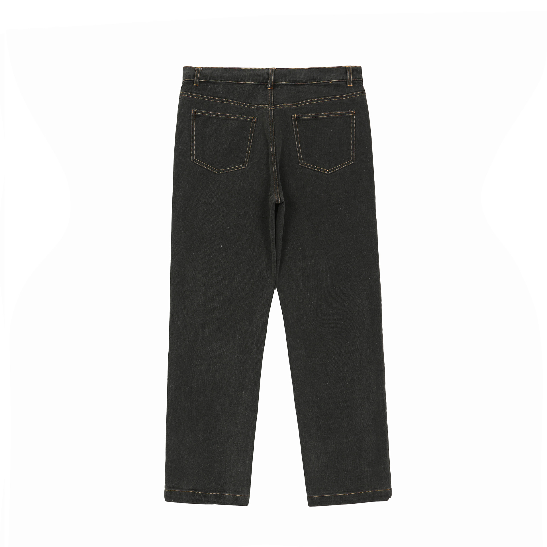 Printed Denim Pants, Trendy Casual Loose-fit Straight-leg Trousers For Men photo 4