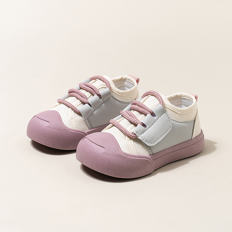 Dopamine Color Matching For Children Canvas Shoes photo 2