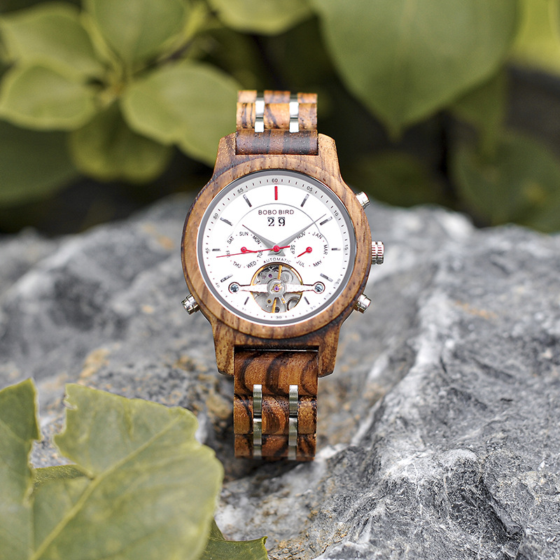 Wooden Watch Classic Analog Quartz Fashionable photo 7