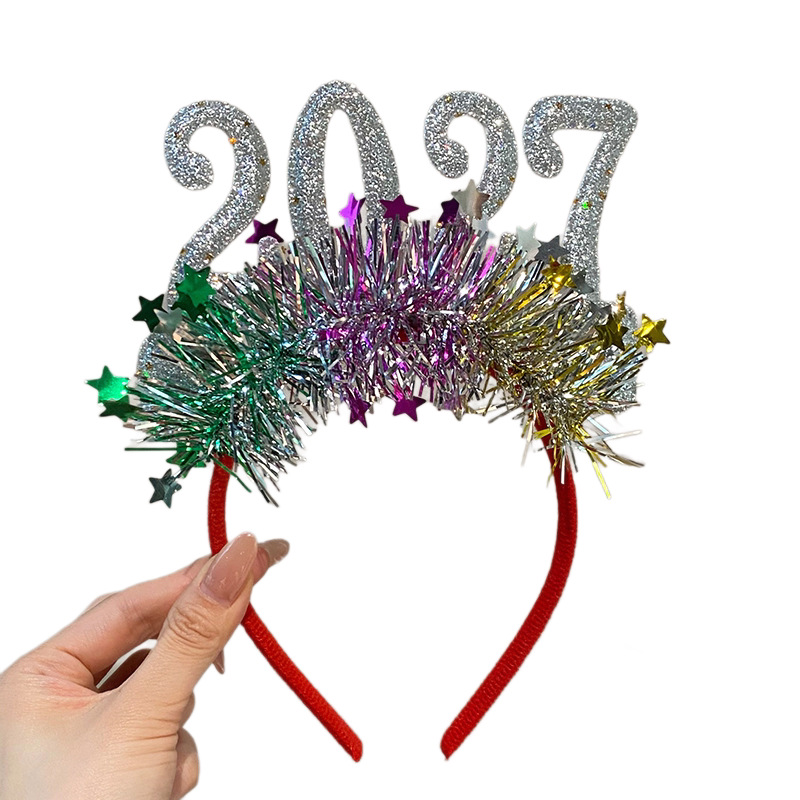 New Digital Christmas And New Years Eve Party Headband photo 3