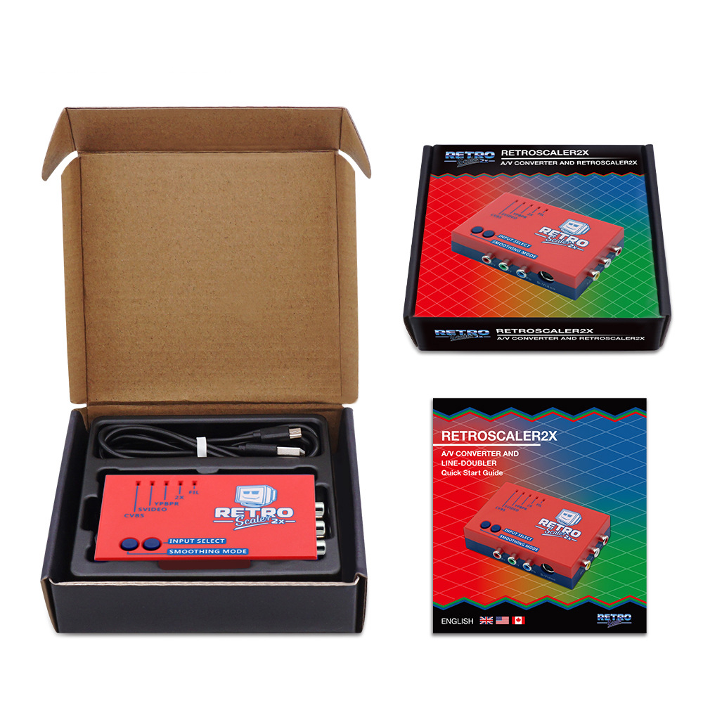RetroScaler2x AV-to-HDMI Line Doubling Converter OSSC Adapter ODV Version photo 2