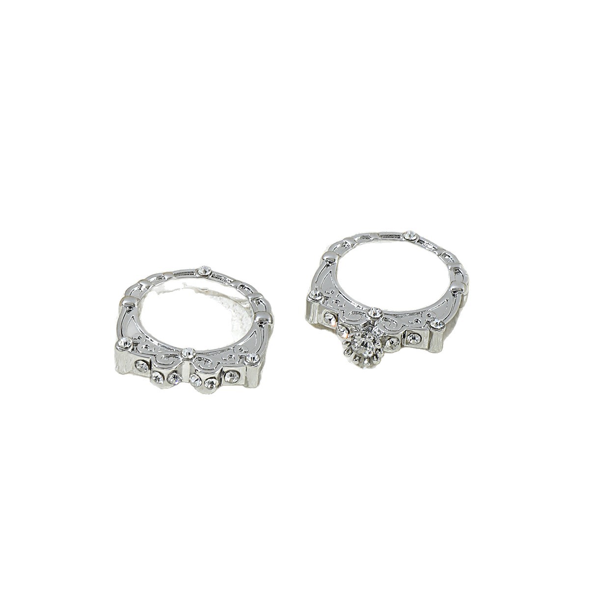 Retro-style Creative Engagement Rings For Couples In Europe And The US photo 2
