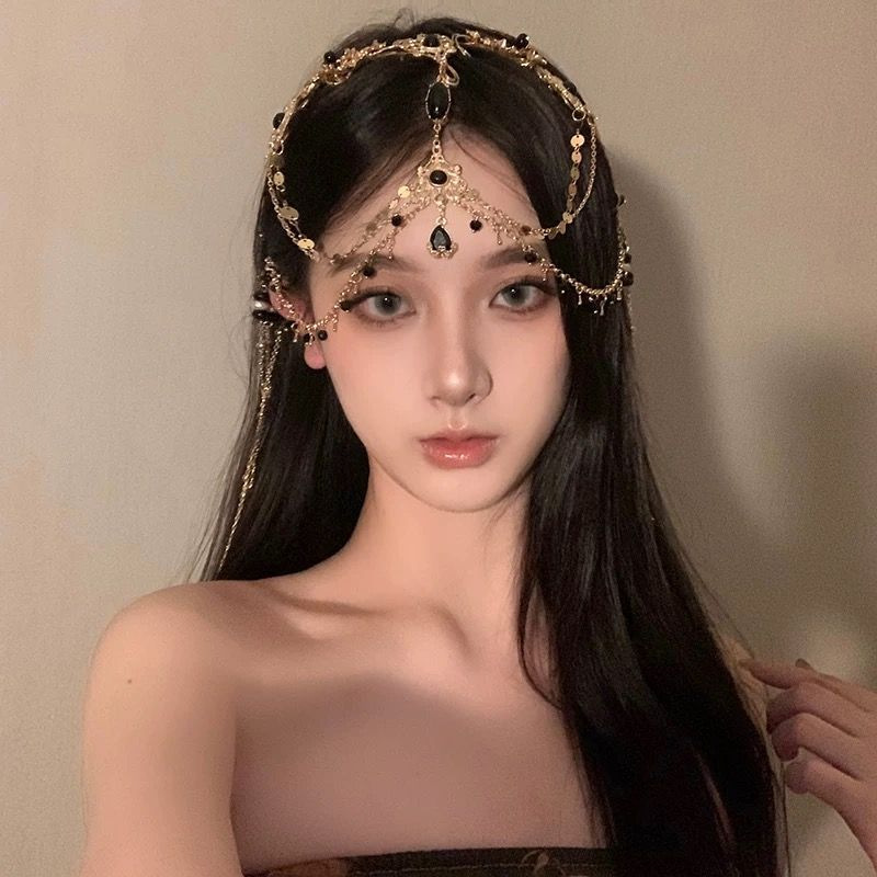 Ancient-style Hanfu Headpiece Exotic Photo Prop photo 1