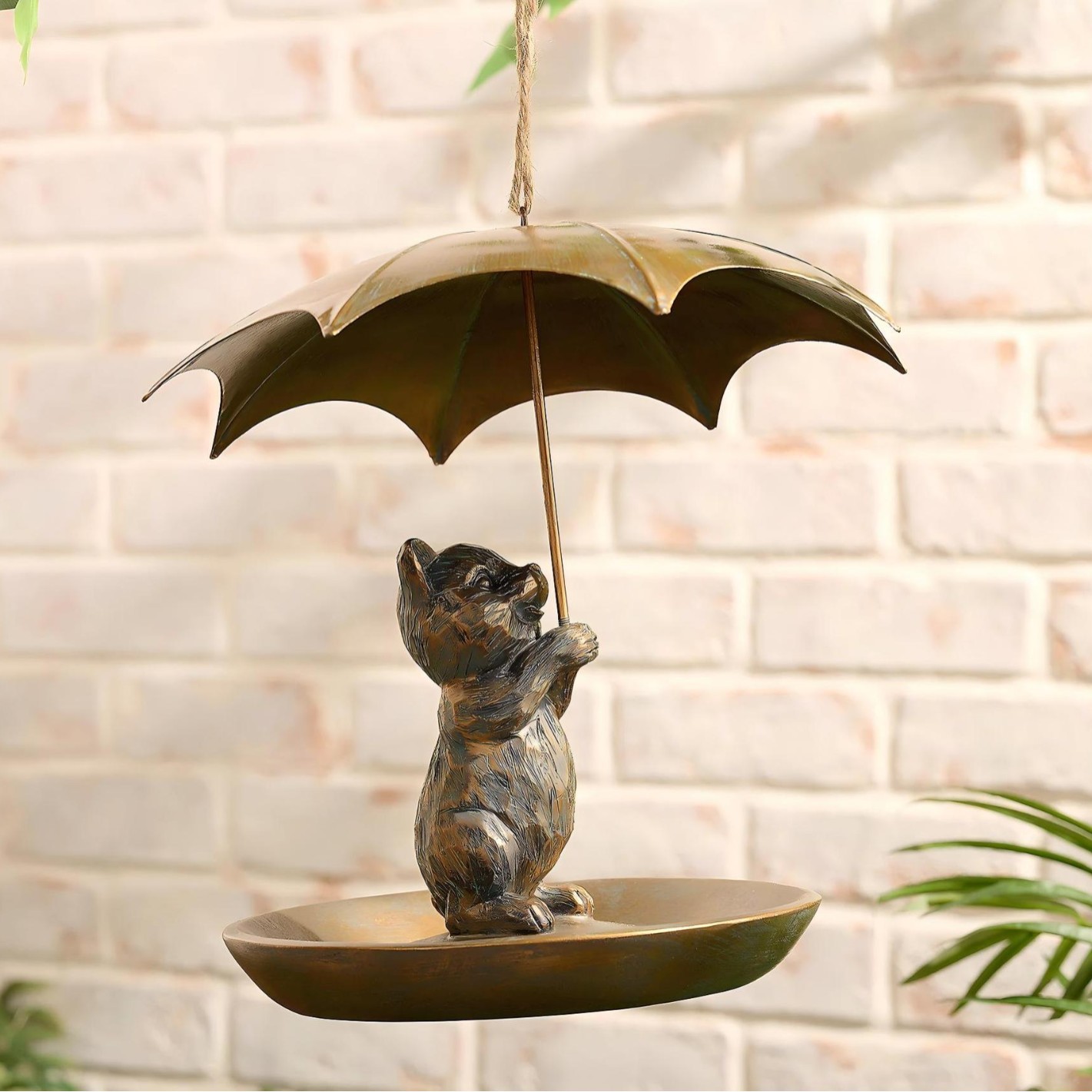 Home Creative Portable Umbrella Shaped Bird Feeder photo 2