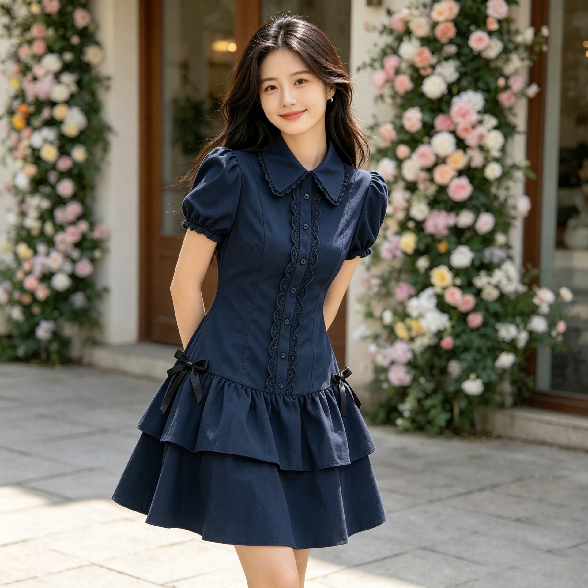 Short Dark Academia Style Dress photo 1