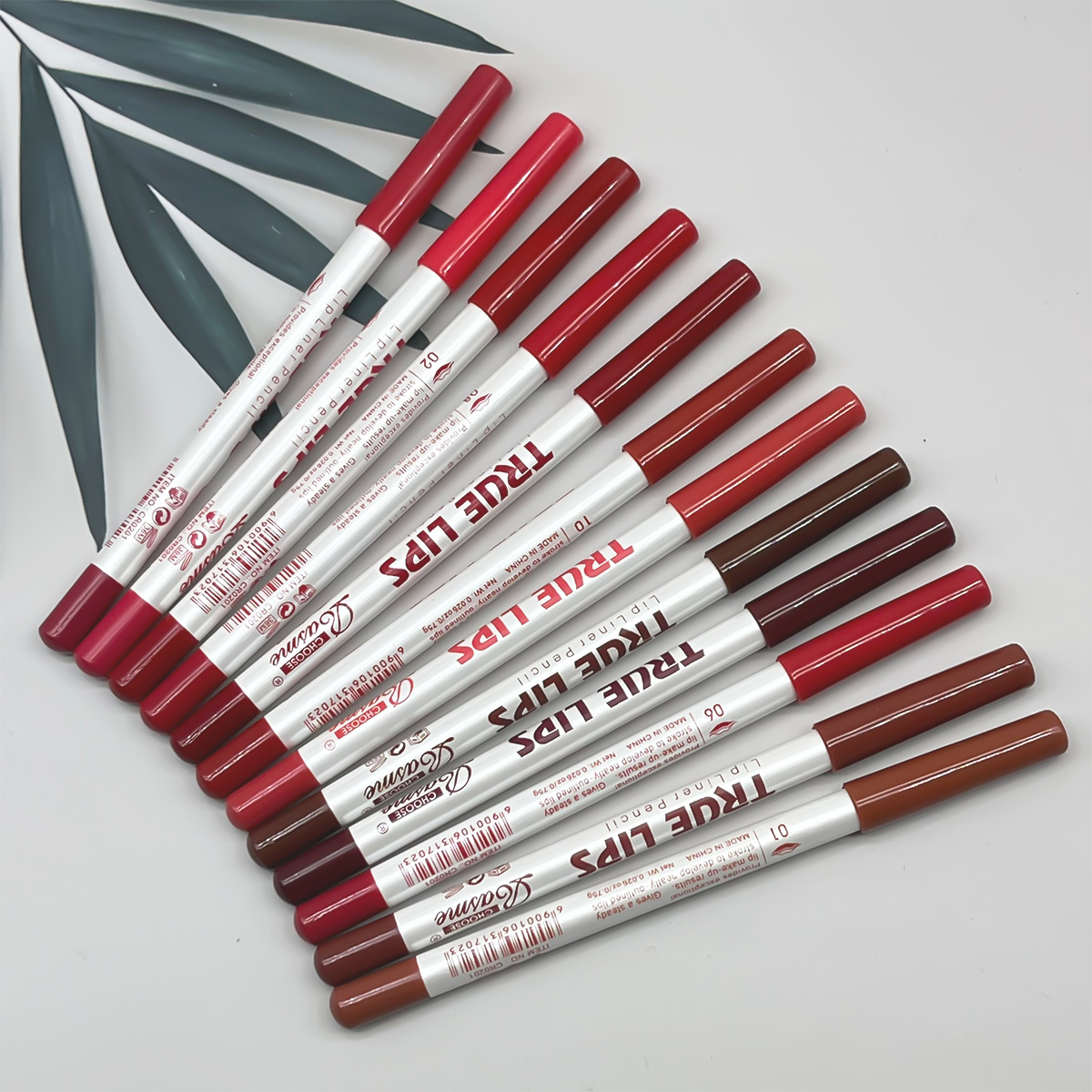 Cross-Border Amazon Wooden Twelve-Color Lip Liner Set photo 1