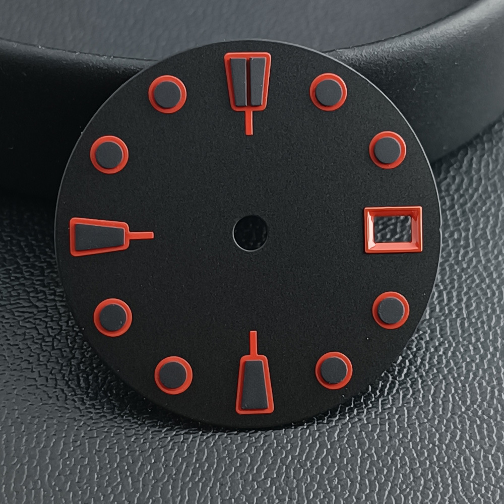 Watch Accessory 28.5mm Blue-green Luminous Dial Replacement Part photo 2