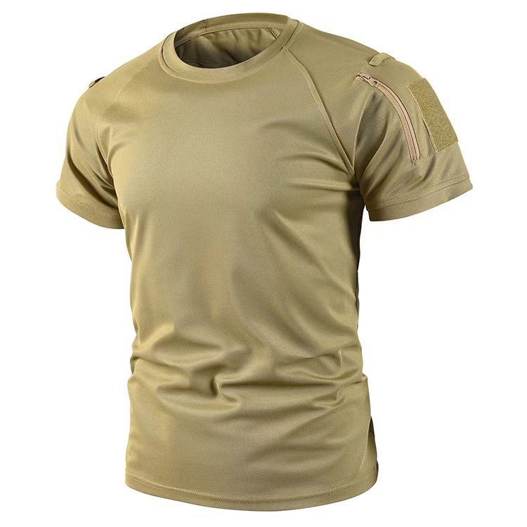 Quick-drying Tactical Short-sleeve Men's Crew-neck T-shirt photo 2