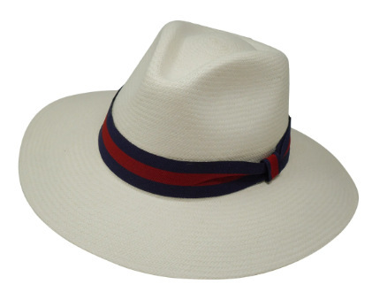 Two Tone Woven Strap Decorated Sun Hat photo 6