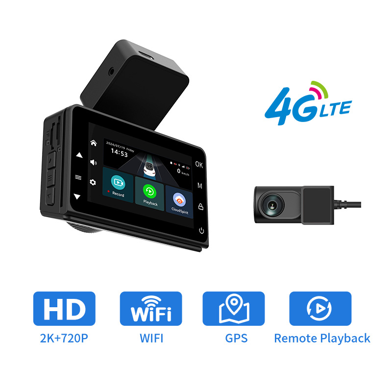 2K HD Wi-Fi Rearview Camera Car HD Dash Cam photo 5
