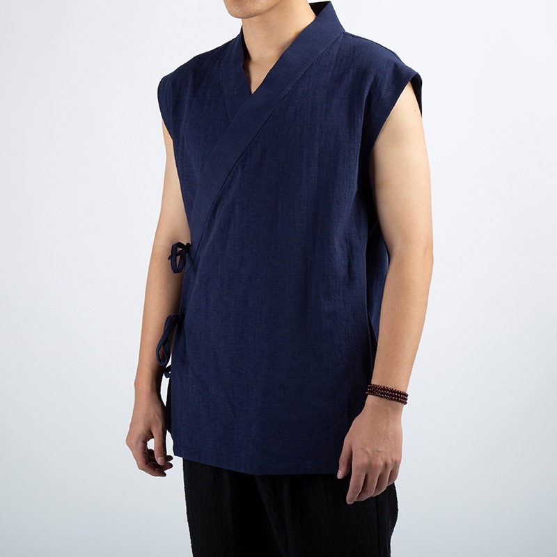 Solid-color Men's Trendy Casual Short-sleeved Shirt photo 1