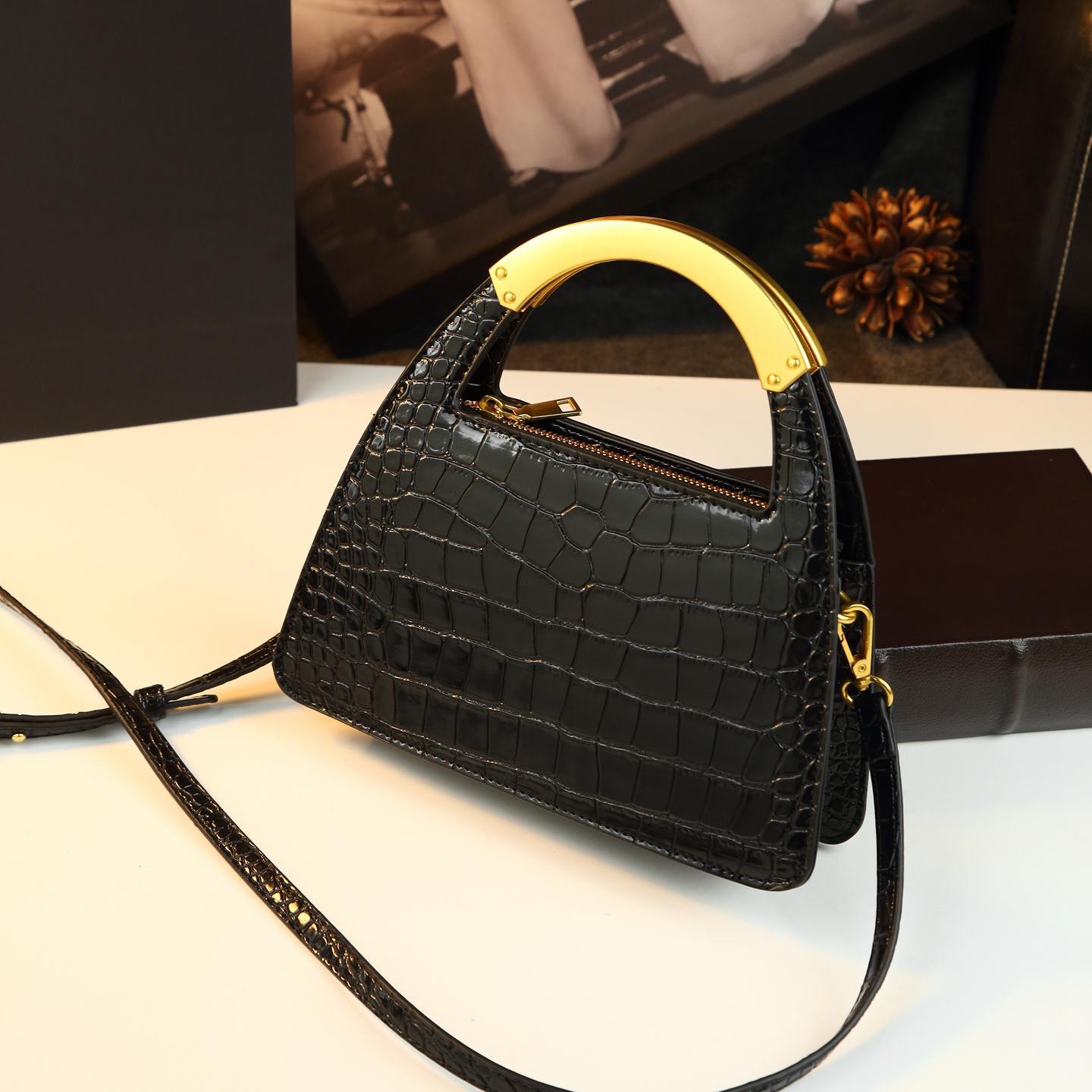 New Crocodile Pattern Minority Fashion Western Style Women's Cross-body Bag photo 5