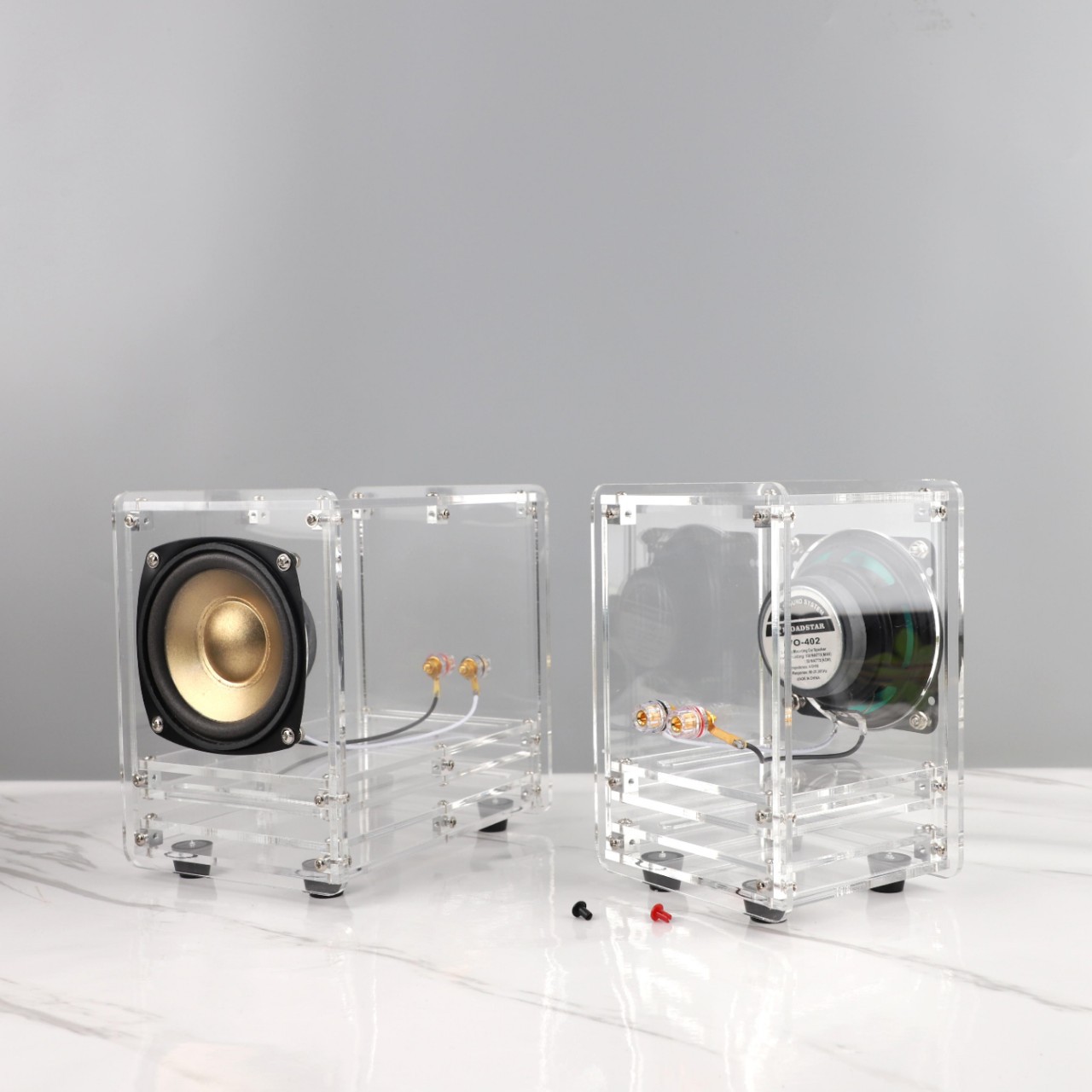 Modern Minimalist Transparent All-audio Acrylic Speaker photo 3