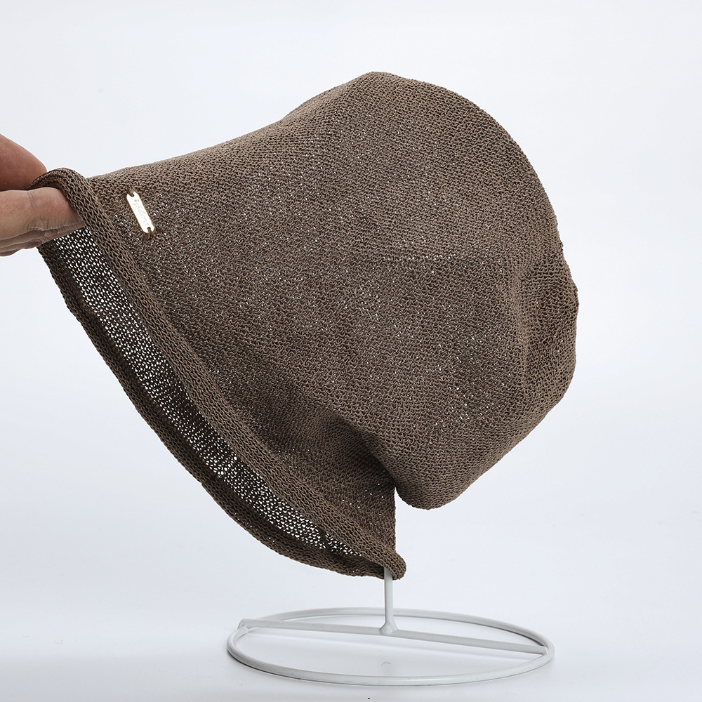 Women's Casual Paper-yarn Pullover Hat photo 1