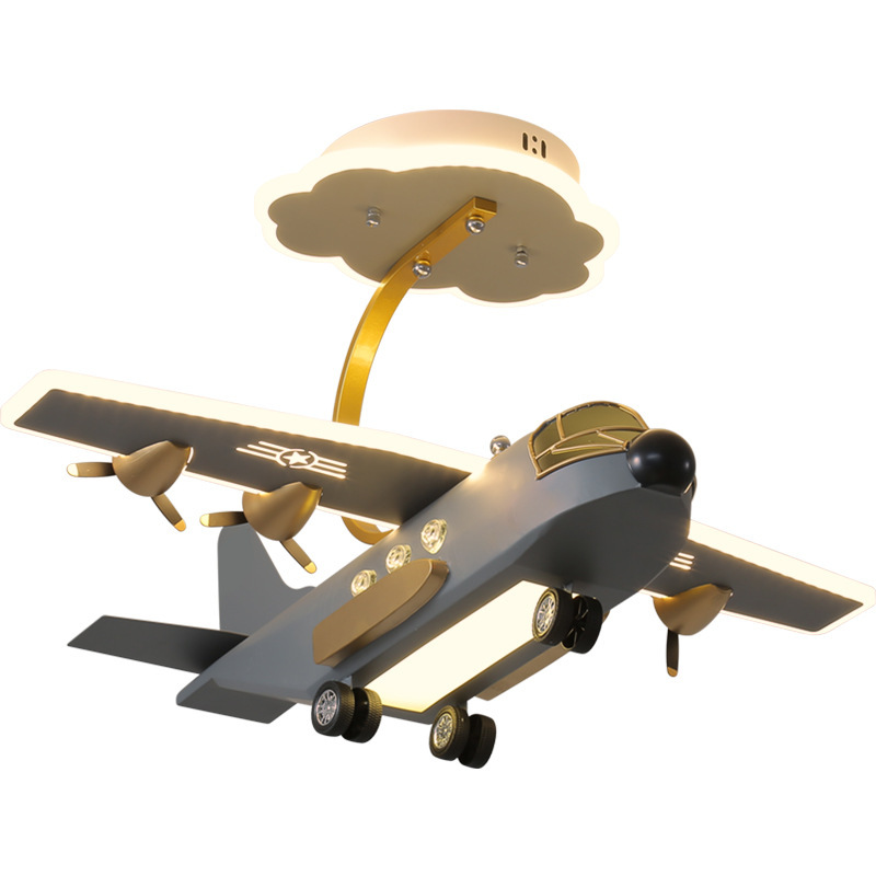 Children's Airplane Lamp Creative LED Ceiling Light photo 2