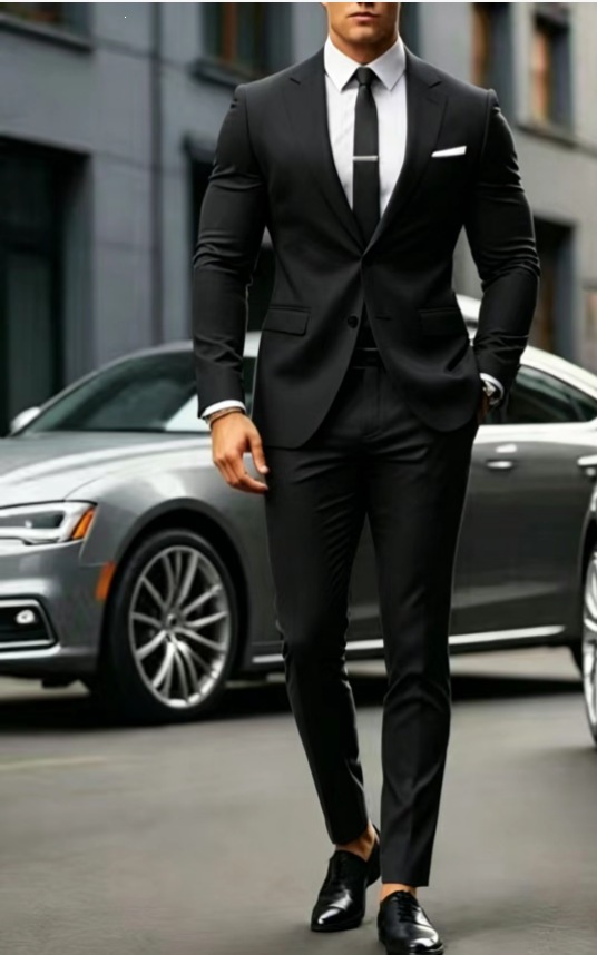 New Mens Casual Suit With Double-breasted Design photo 2