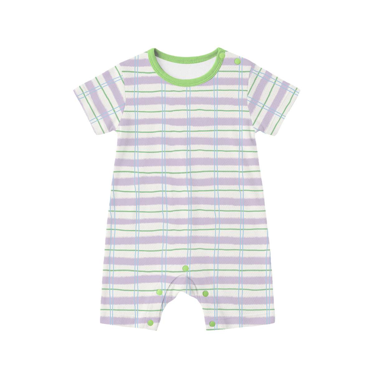 Baby Mesh Breathable Thin Short-sleeve Onesie photo 7