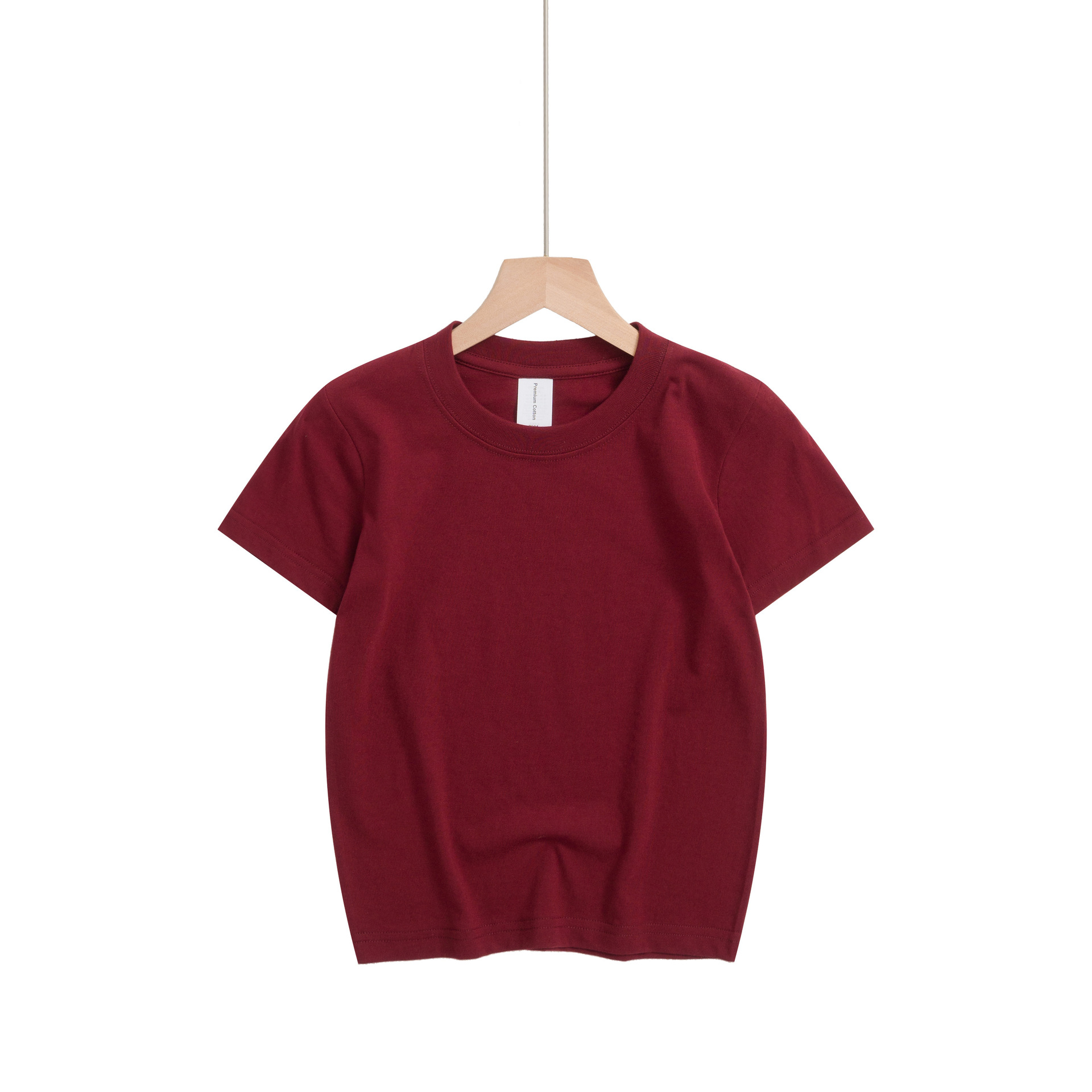 Tube Knit Crew Neck Short-sleeve American Style Vintage, Seamless photo 5