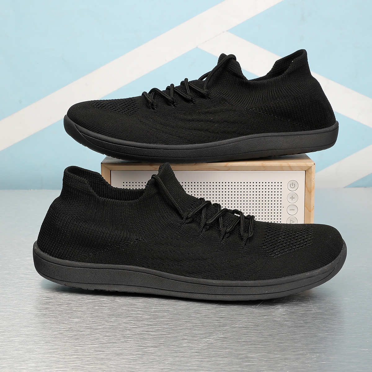 Men's Shoes For Spring And Summer Sports With Flyknit Breathable And Lightweight photo 7