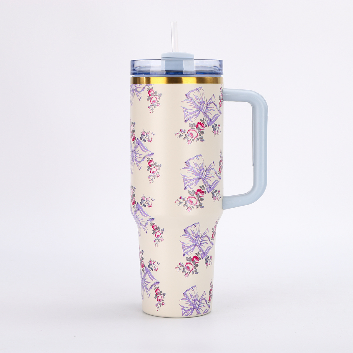 Portable Car Ice Tumbler With Straw Stainless Steel Insulated Cup photo 4