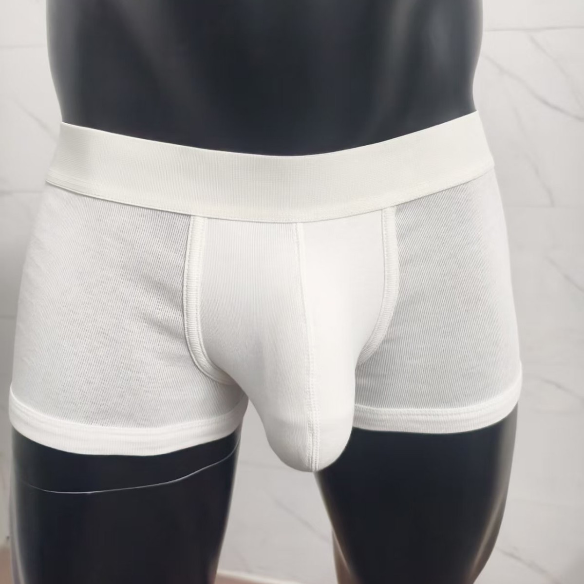 Men's Underwear Combed Cotton U Convex Sports Flat Pants Simple photo 7