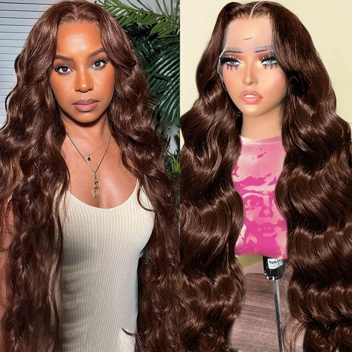 Long Wavy Curls Parted In The Middle For Women photo 3