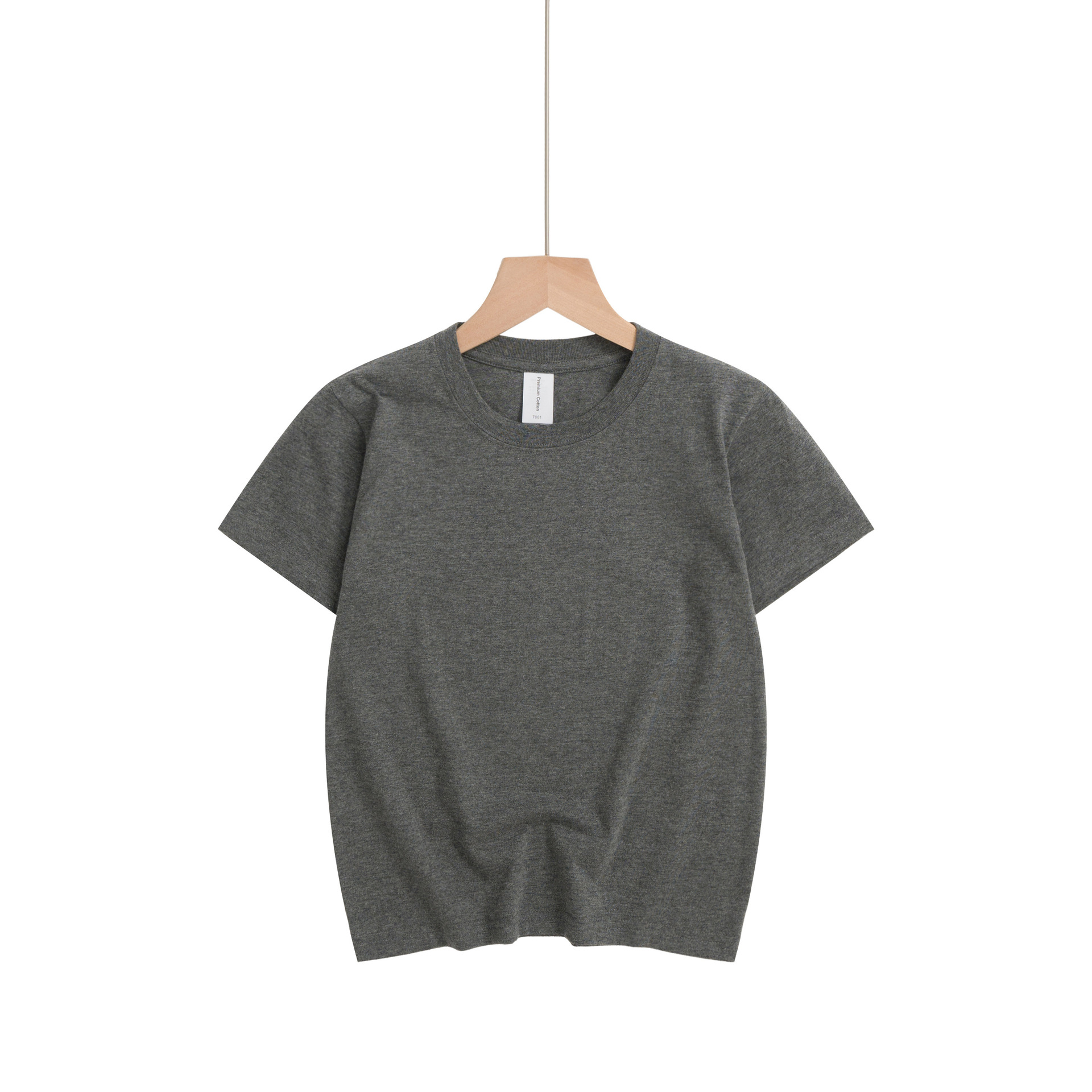 Tube Knit Crew Neck Short-sleeve American Style Vintage, Seamless photo 6