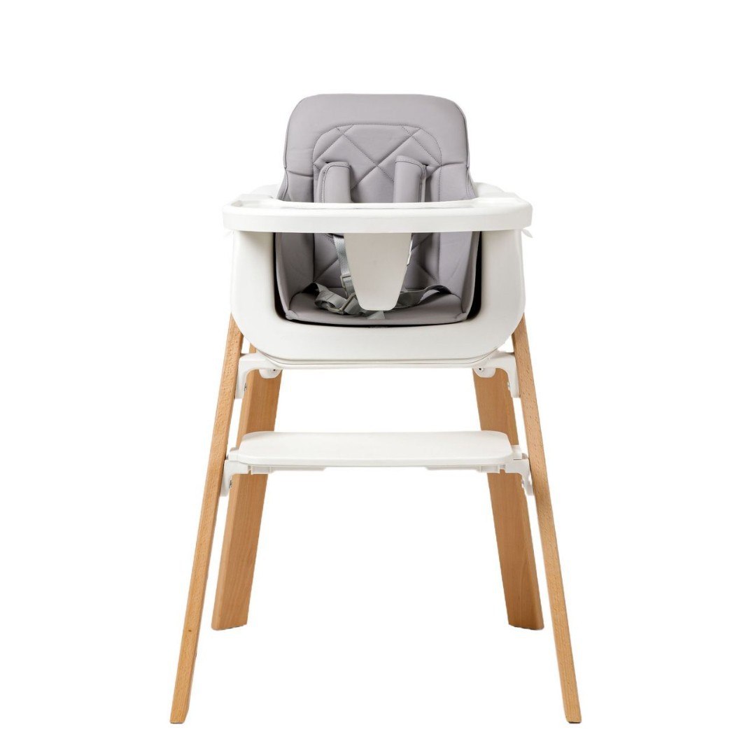 Solid Wood Adjustable Baby Dining Chair photo 5