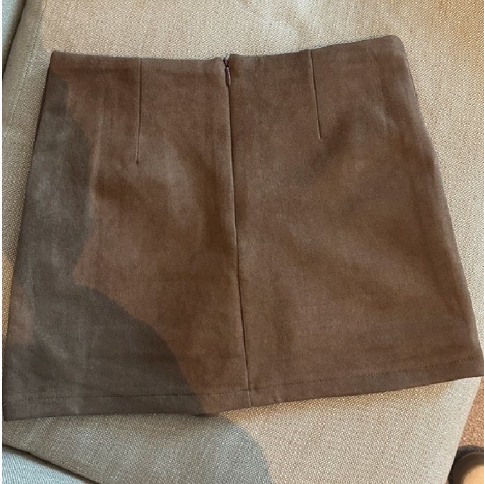 Korean-style Suede High-waisted Bodycon Skirt photo 3