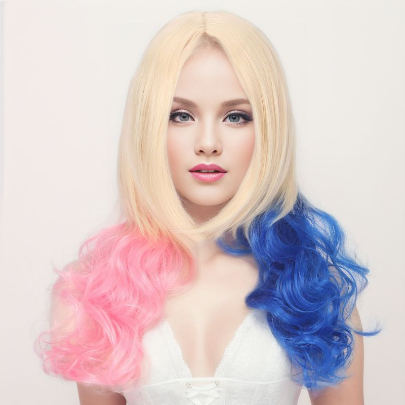 Creative Versatile Gradient COSPLAY Wig photo 1