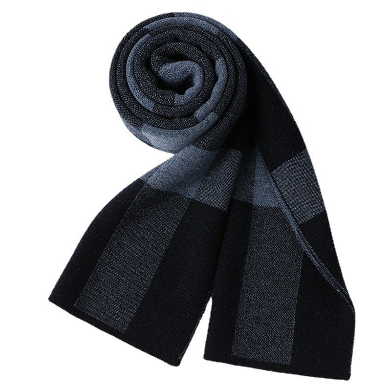 Wool Scarf Warm Neck Warmer Mens photo 6