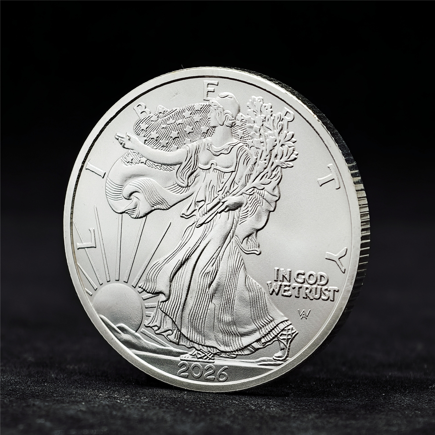 Creative Personalized Commemorative Silver-plated Coin photo 1