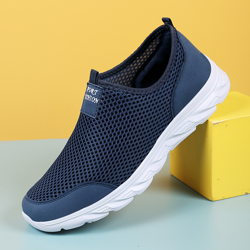 Large Size Casual Shoes Mesh Surface Low-top Sneaker photo 3