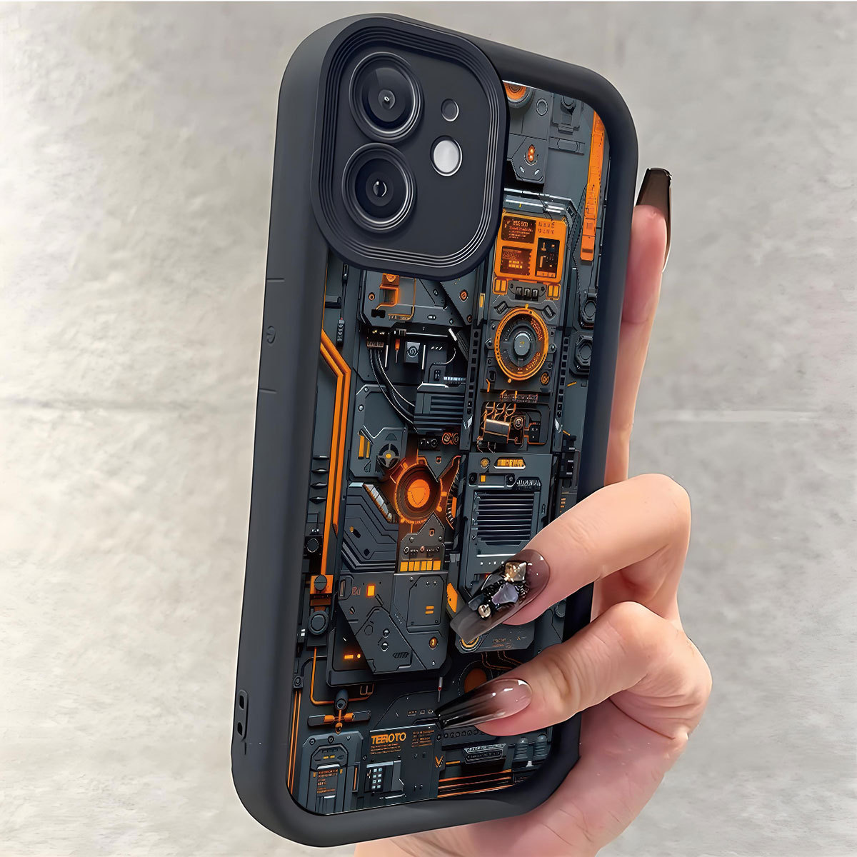 Mechanical Internal Step New Groove Phone Case photo 3