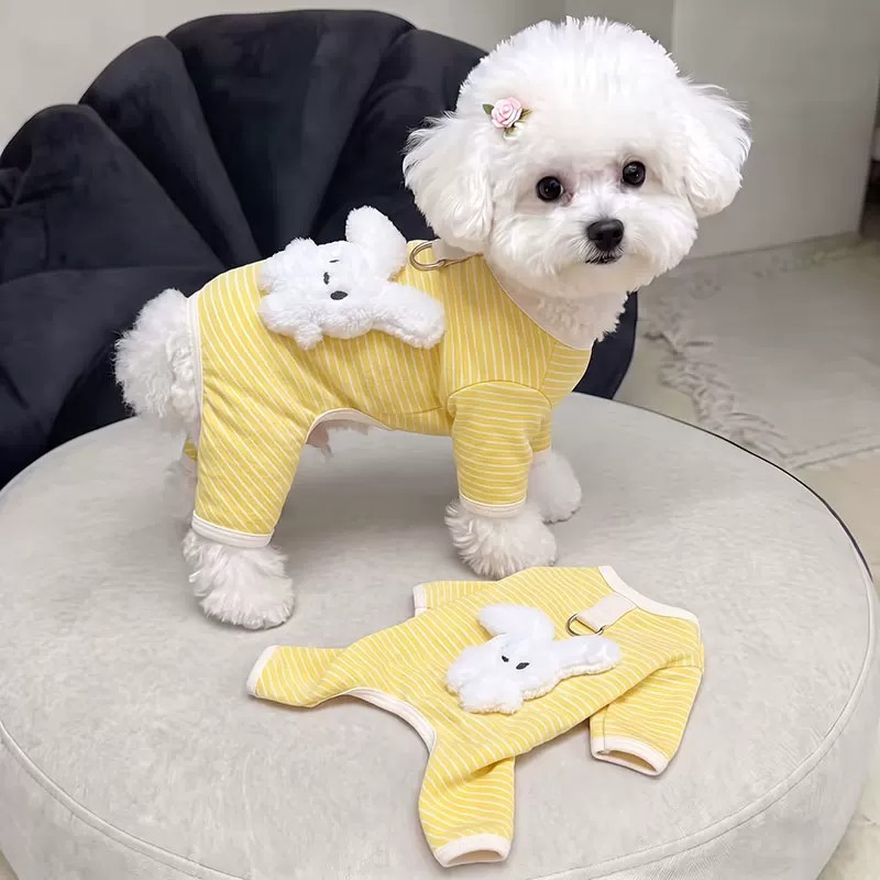 Pet Dog Thermal Four-legged Fleece Jacket With Belly Cover photo 8