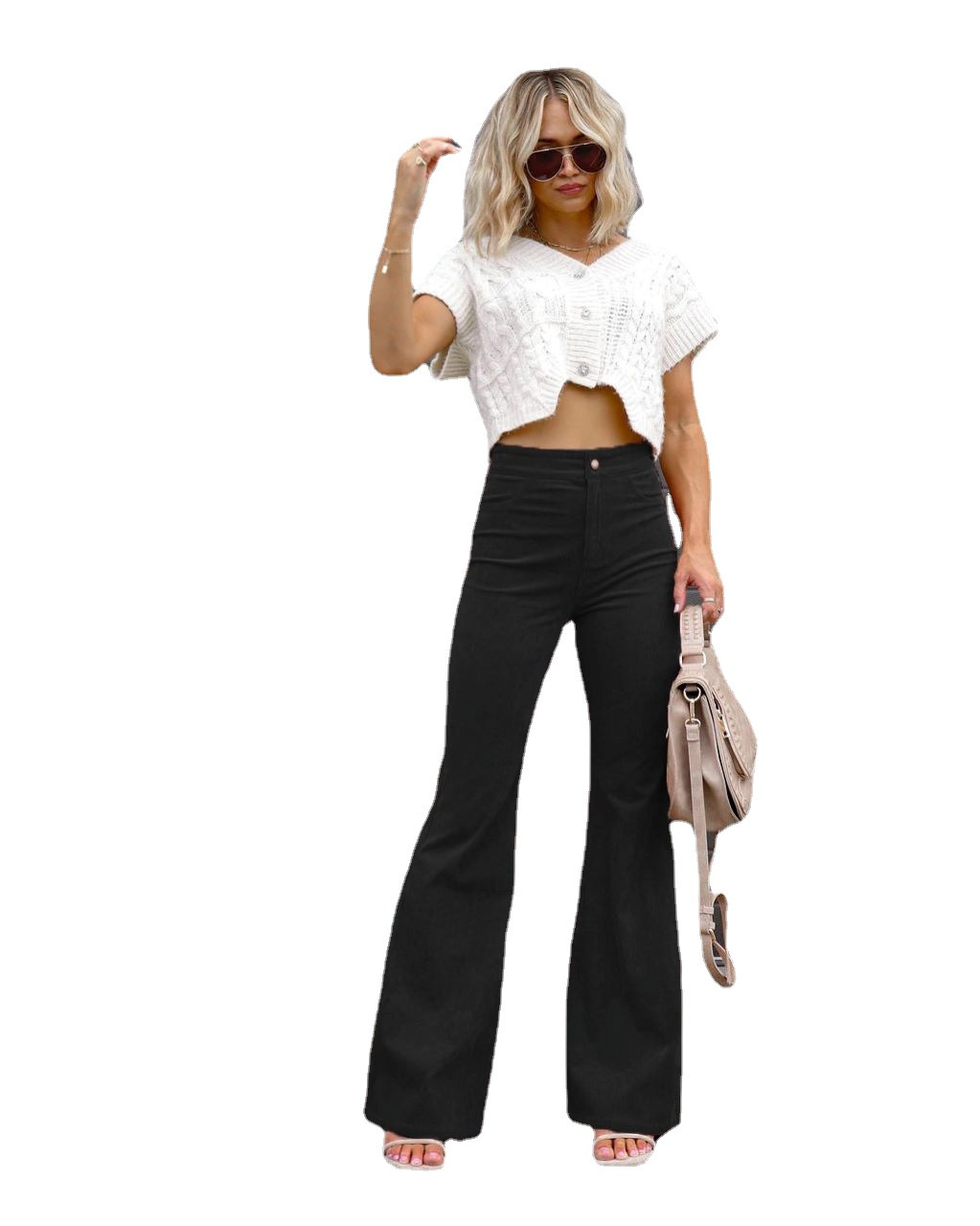 Chic Women's Trousers Trendy Brand photo 2