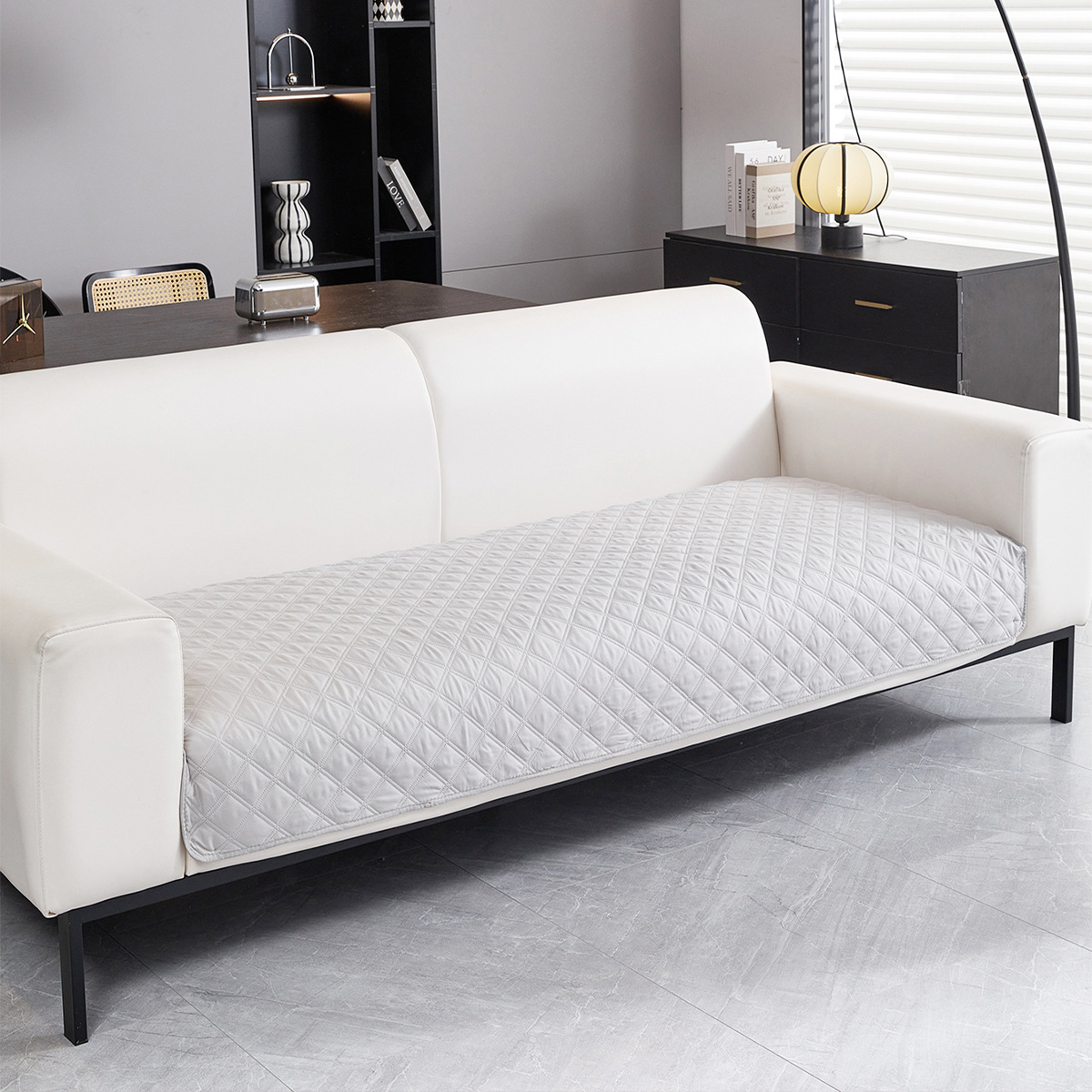 Brushed Plaid Scratch-resistant Waterproof Sofa Cushion photo 4