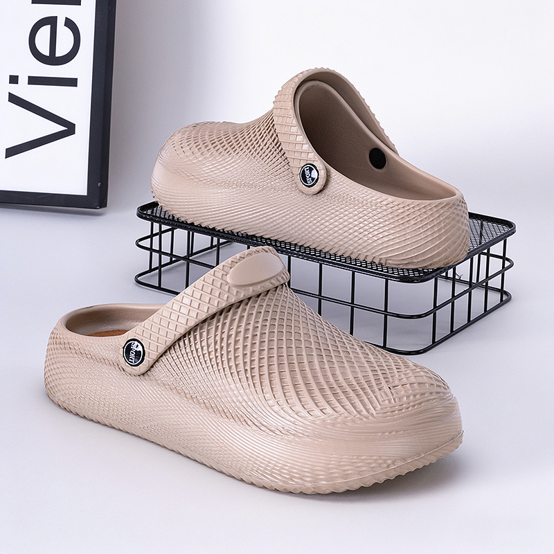 Mens Waterproof Soft-Soled Half Slippers For Outdoor Wear photo 8