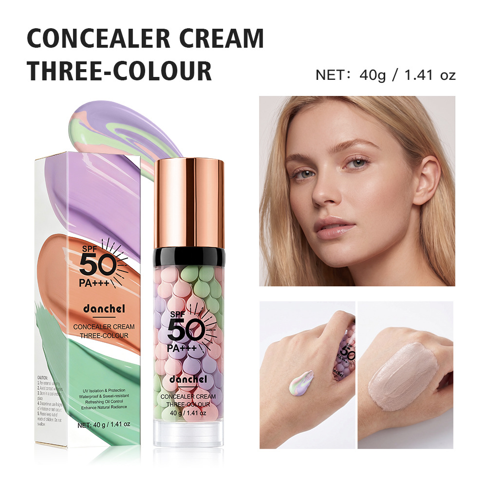 Three-color Isolating Color-correcting Cream Moisturizing photo 5