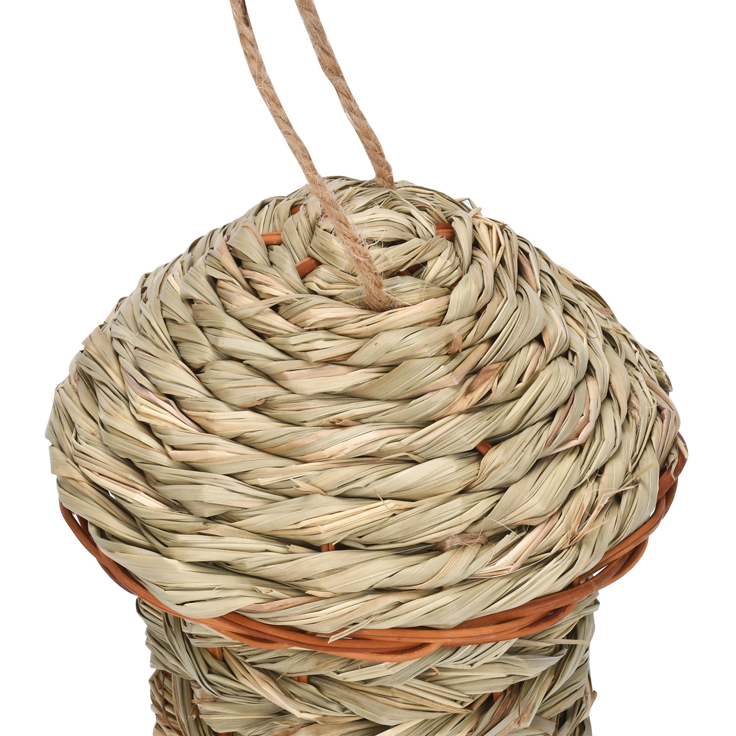 Straw Bird Nest Creative Handmade Finish photo 5