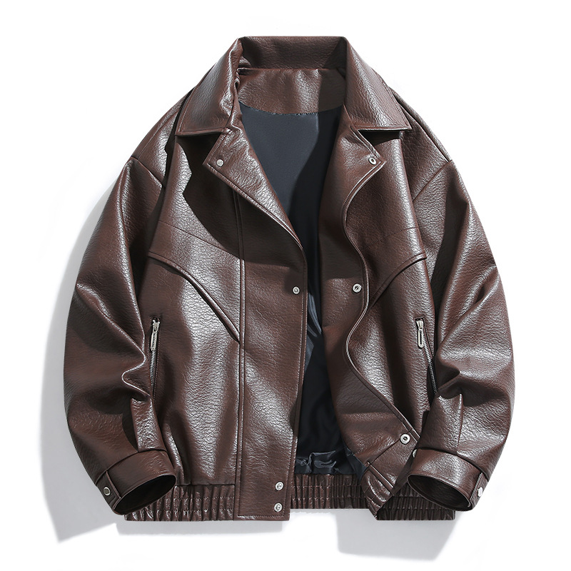 American-style Vintage Leather Jacket For Men photo 2