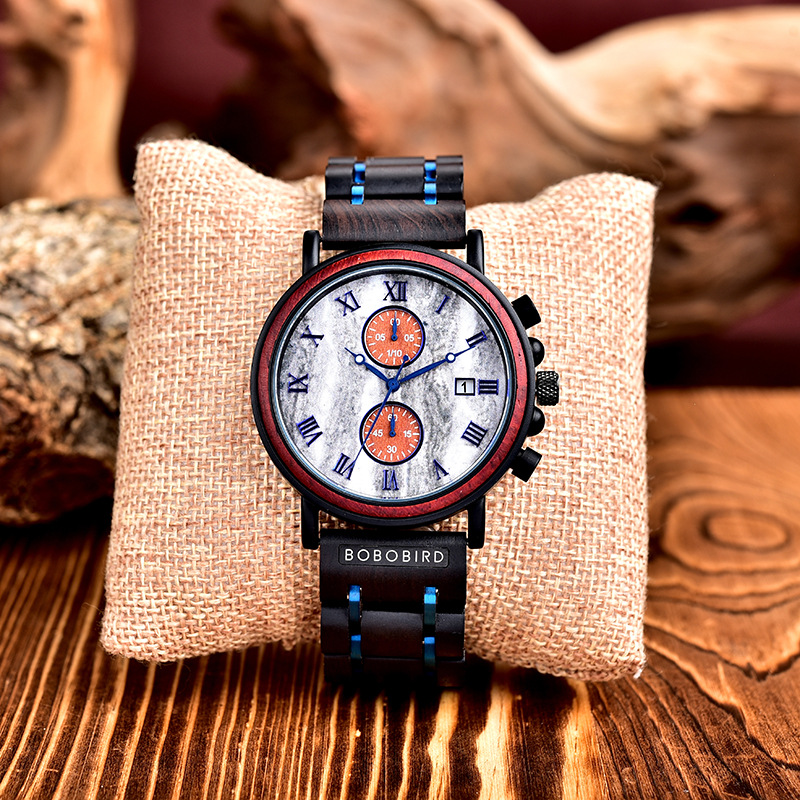 Unisex Wooden Quartz Decoration Watch photo 2