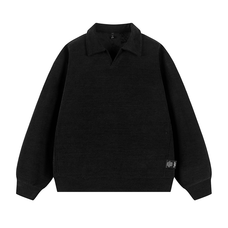 Mens Heavyweight Casual Long-sleeve Top photo 6