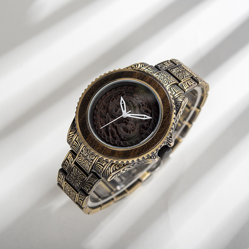 Wooden Watch Quartz Decoration photo 7