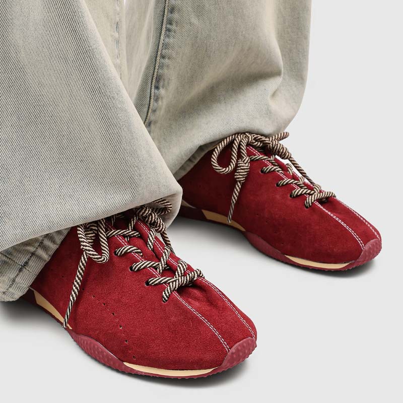 Retro Thick-soled Lace-up Sports Casual Shoes photo 2