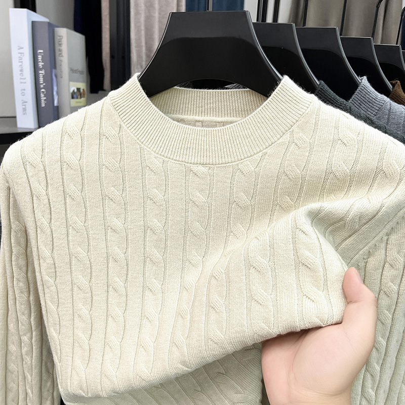 Stylish Casual Versatile And Warm Wool Base Sweater photo 4