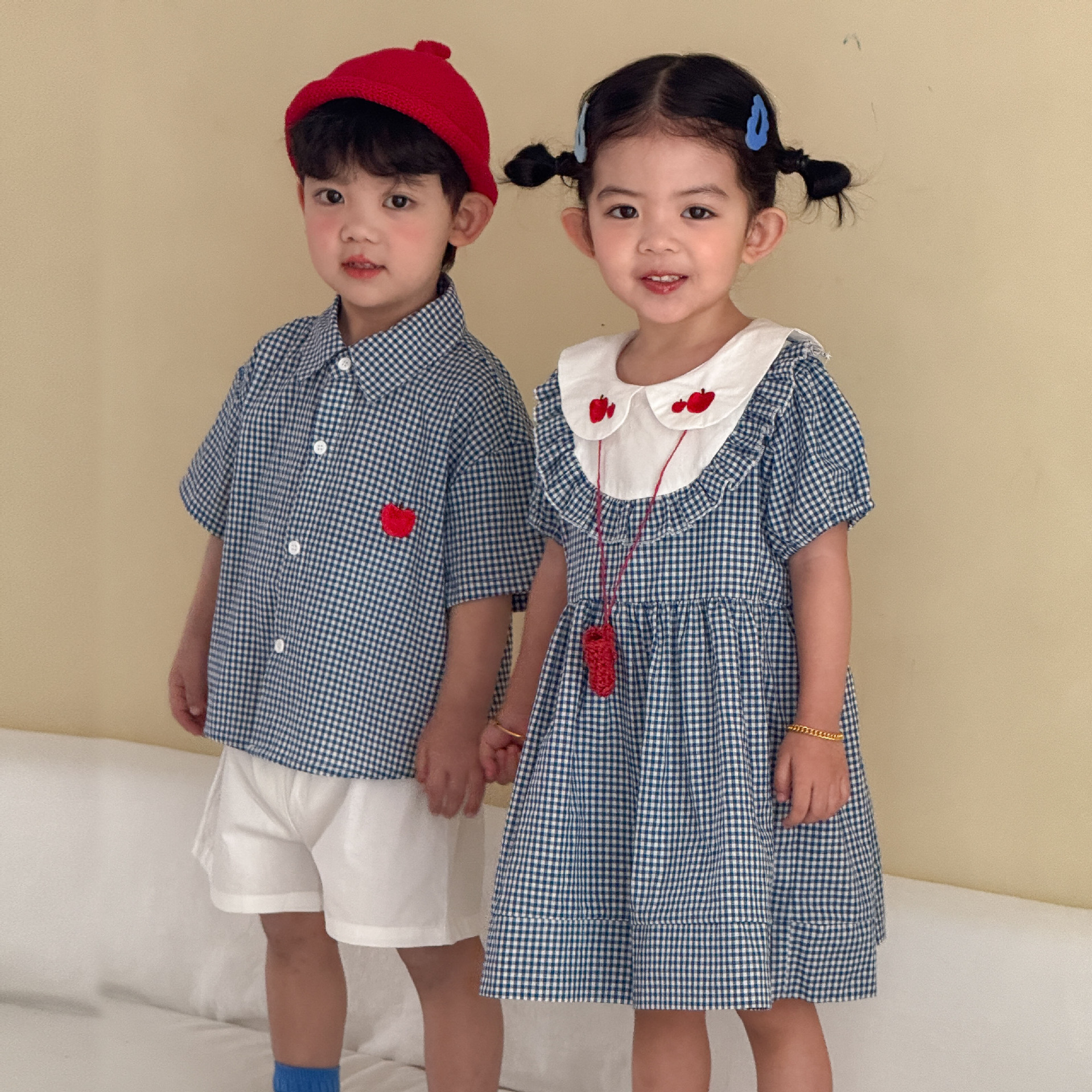 Stylish Cotton Dress For Girls Matching Sibling Outfit photo 7