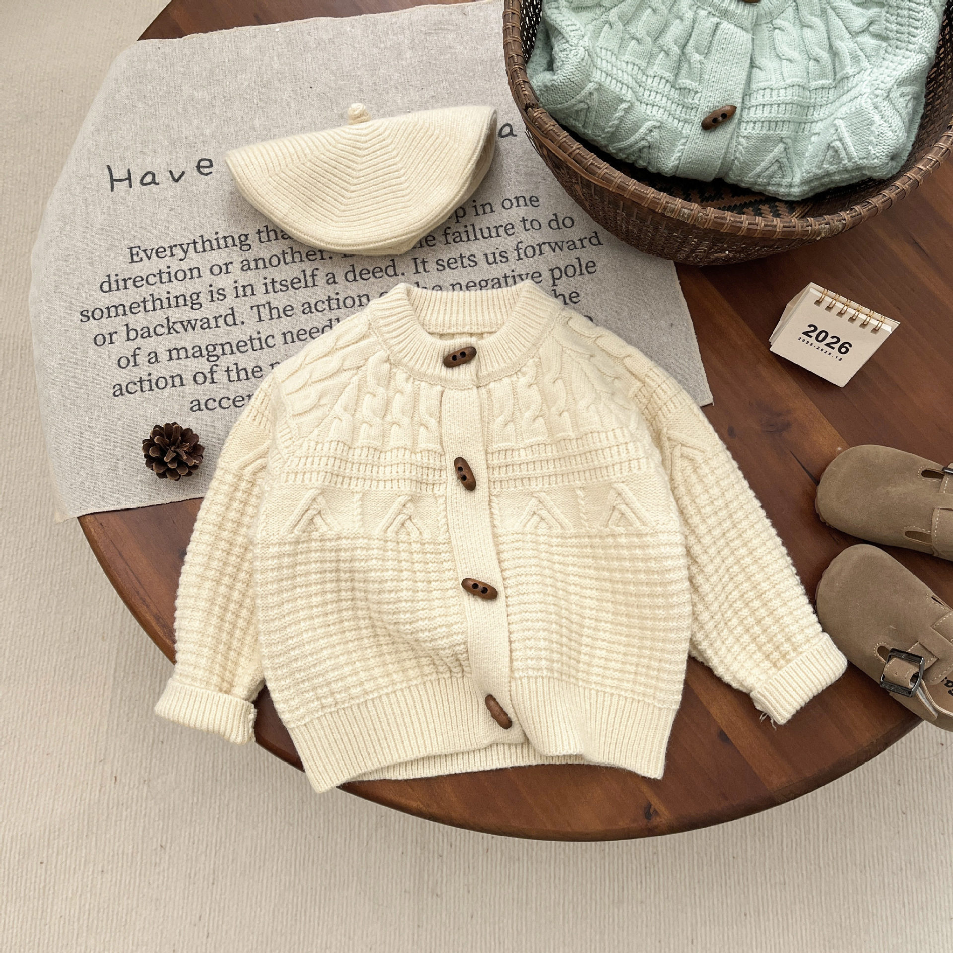 Childrens Fashion Knitted Cardigan Jacket photo 4
