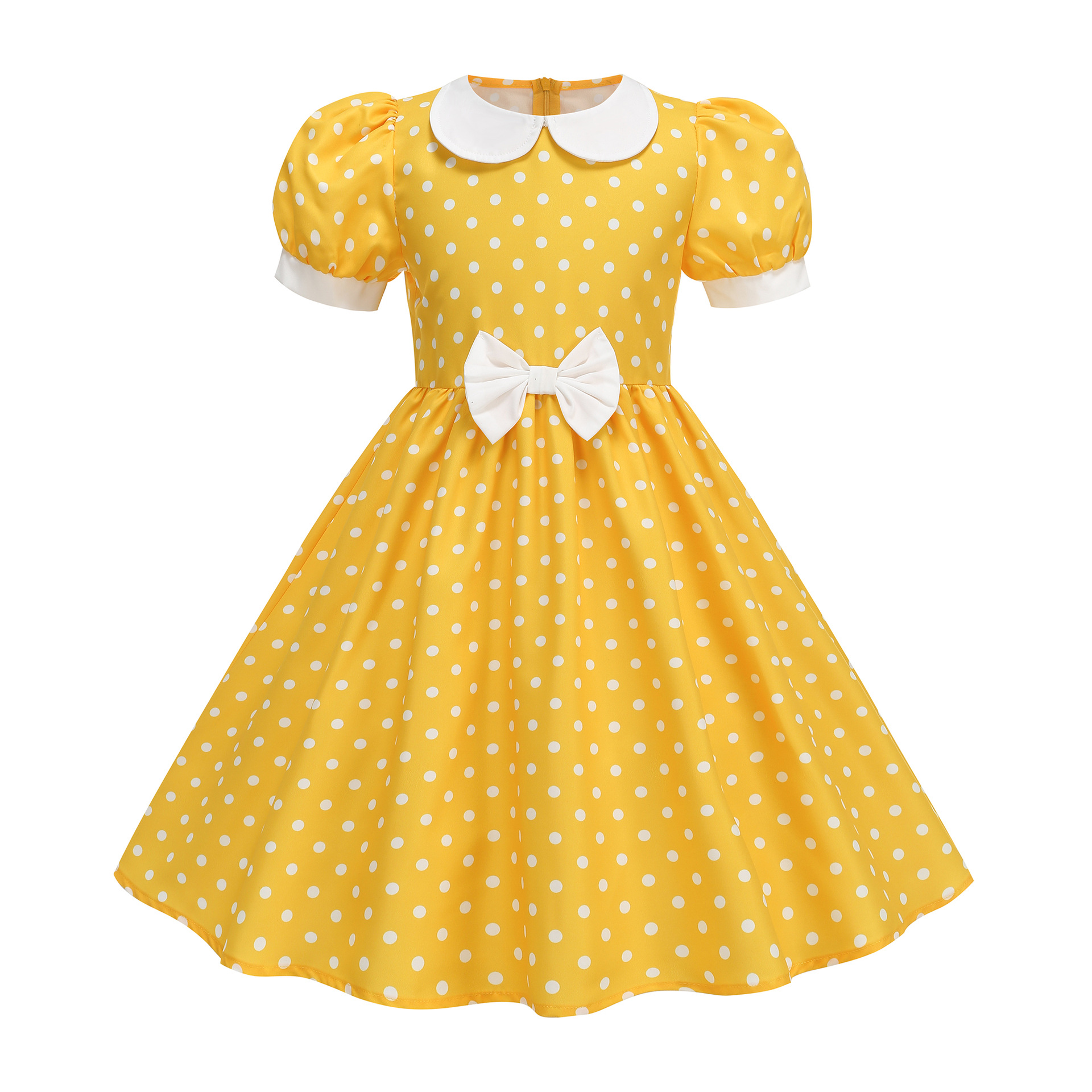 Children's Short-sleeved Polka-dot Dress photo 4